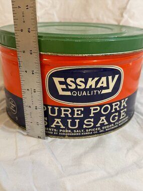 Esskay Quality Pure Pork Sausage tin